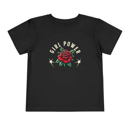 Girl Power Black Toddler T-Shirt
