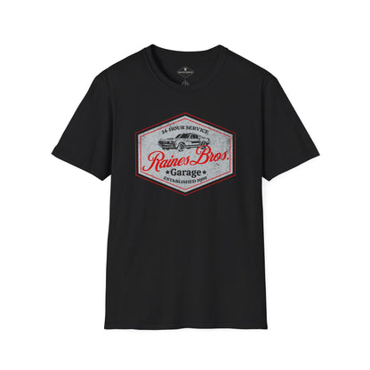Raines Brothers Garage Black T-Shirt