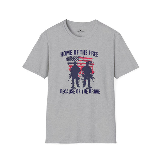 Home Of The Free Grey T-Shirt