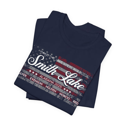 Smith Lake Tattered Flag Navy T-Shirt