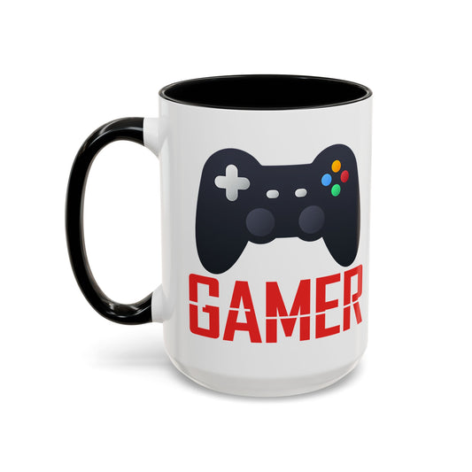 Gamer Black Accent Mug