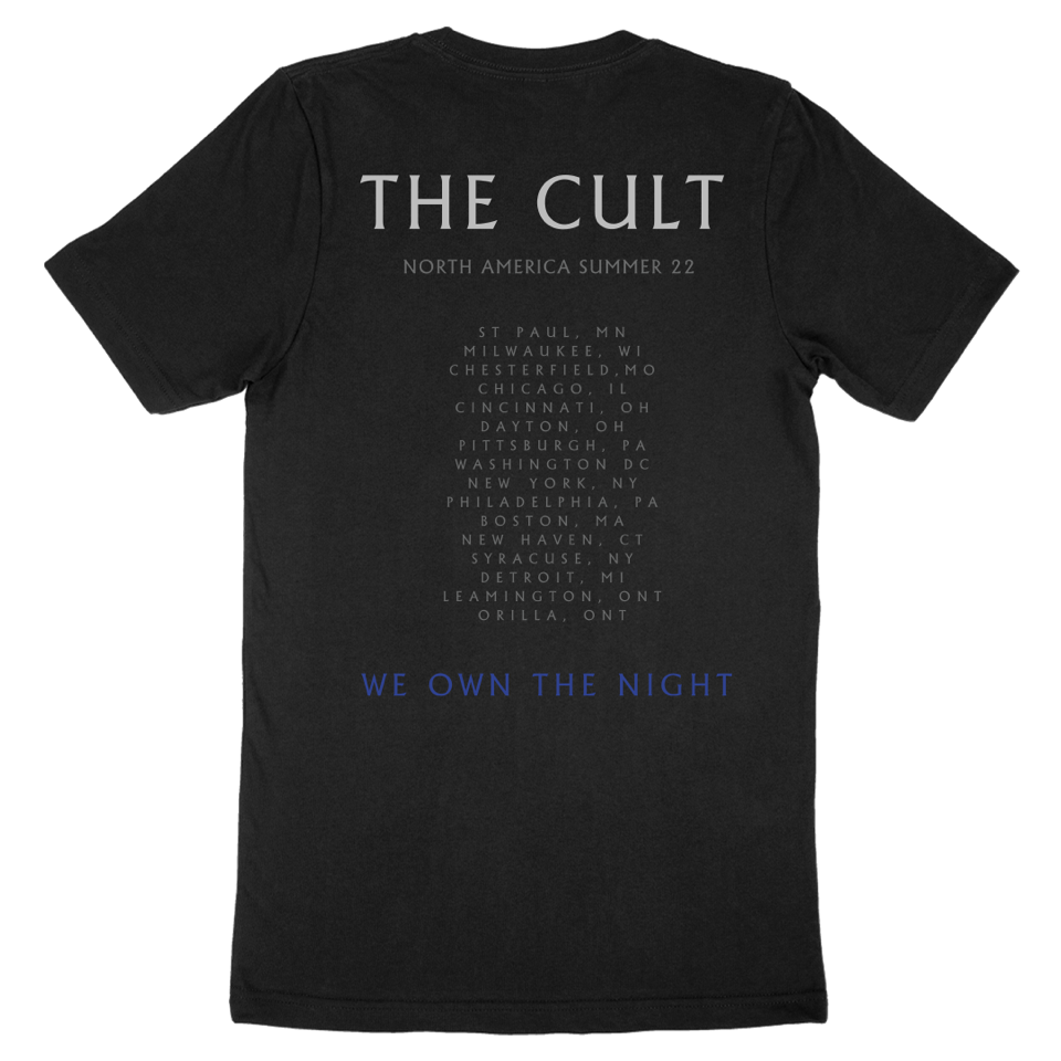 The Cult Dionysus Summer Tour Black T-Shirt