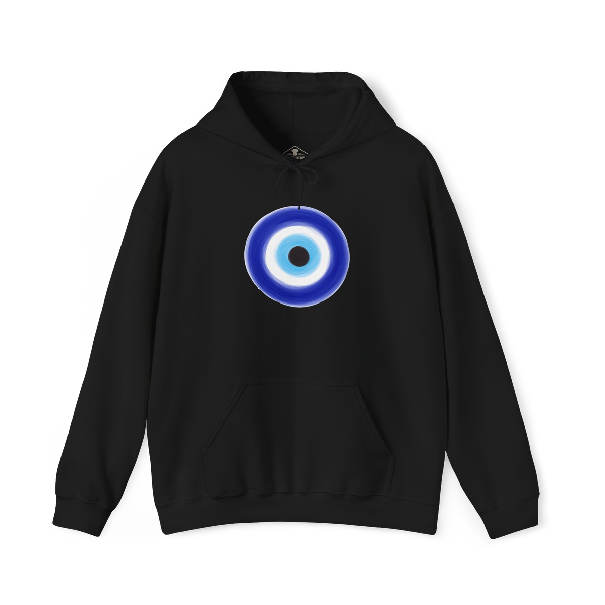 Evil Eye Charm Black Hoodie