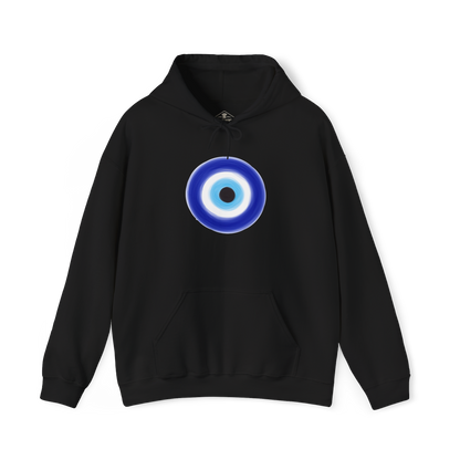 Evil Eye Charm Black Hoodie