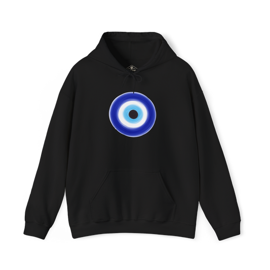 Evil Eye Charm Black Hoodie