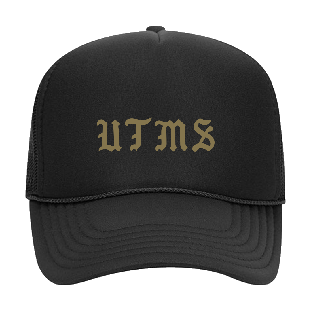 The Cult UTMS Black Trucker Hat