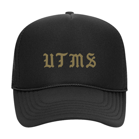 The Cult UTMS Black Trucker Hat