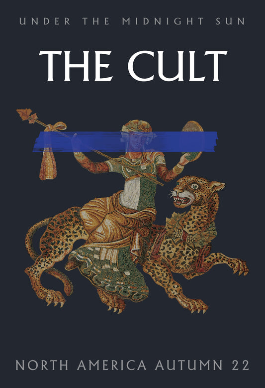The Cult Dionysus Silk Screen Autumn 2022 Tour Poster